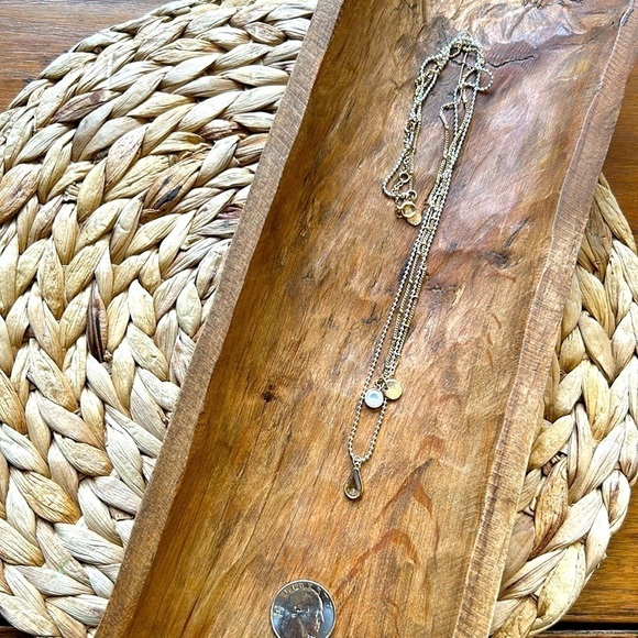 Doubled Layered Necklace + Pendants Western Bohemian Clay Pink - Picture 15 of 15